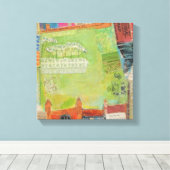 Toile Le vert 2012 (Insitu (Plancher de Bois))