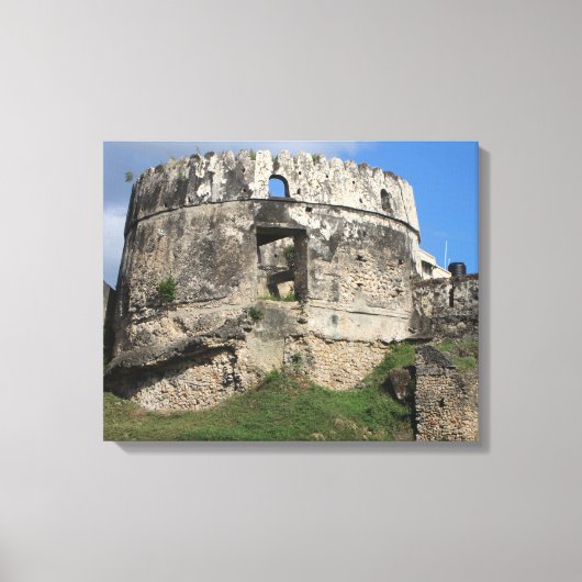 Toile Le Vieux Fort, île de Zanzibar (Recto)
