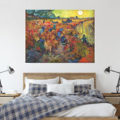 Toile Le vignoble rouge de Vincent van Gogh (Insitu(Chambre))