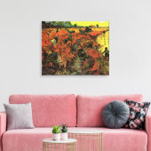 Toile Le vignoble rouge de Vincent van Gogh. (Insitu(Salon))