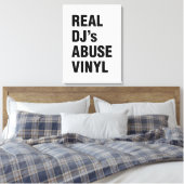 TOILE LE VINYLE DE LA VIOLENCE DE VÉRITABLE DJ (Insitu(Chambre))