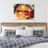 Toile Le violon (Insitu(Chambre))