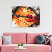 Toile Le violon (Insitu(Salon))