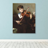 Toile Le violoniste (Insitu (Plancher de Bois))