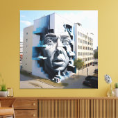 Toile Le visage attentif (Insitu(Salon))