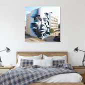 Toile Le visage attentif (Insitu(Chambre))