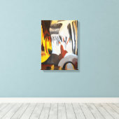 Toile Le visage dans l'art Rocks (Insitu (Plancher de Bois))