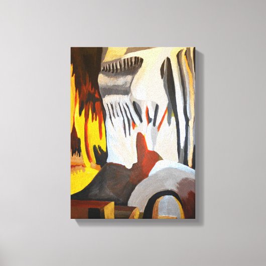 Toile Le visage dans l'art Rocks (Recto)
