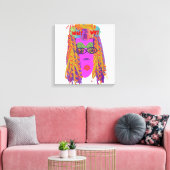 Toile Le Visage De La Curiosité (Insitu(Salon))