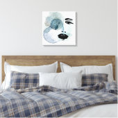 Toile Le visage de la femme Abstraite (Insitu(Chambre))