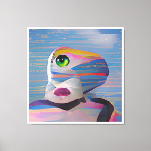 Toile Le visage des Cyclops d'hiver