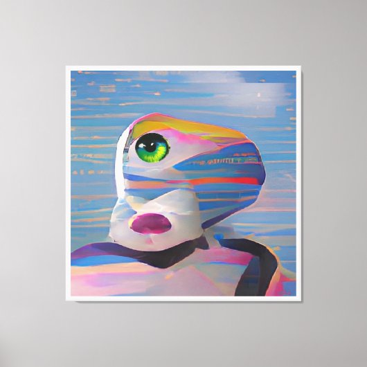 Toile Le visage des Cyclops d'hiver (Recto)