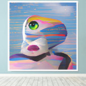 Toile Le visage des Cyclops d'hiver (Insitu (Plancher de Bois))
