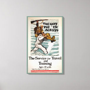 Toile Le Voilier Se Lève Alors Qu'Il Porte Un Soldat Sur