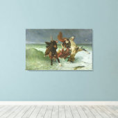 Toile Le vol de Gradlon Mawr c.1884 (Insitu (Plancher de Bois))