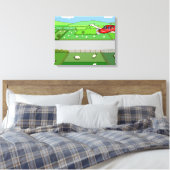 Toile Le vol du capitaine Kayak (Insitu(Chambre))