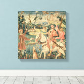 Toile Le vol du héron, franco-flamand (Insitu (Plancher de Bois))