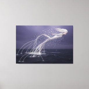 Toile Le vol éthéré de l'esprit de l'océan