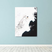 Toile Le volcan Shiveluch dans le kraï de Kamchatka, Rus (Insitu (Plancher de Bois))