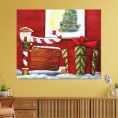 Toile Le Whimsey de Noël de l'atelier (Insitu(Salon))