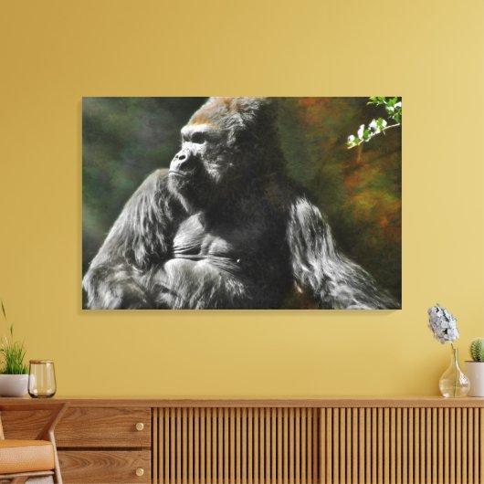 TOILE LEADER DE SILVERBACK GORILLA (Insitu(Salon))