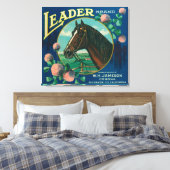 Toile Leader Orange LabelCorona, CA (Insitu(Chambre))