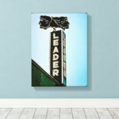 Toile Leader Vintage Los Angeles Neon (Insitu (Plancher de Bois))