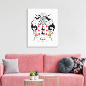 Toile Leal Family Crest (Insitu(Salon))