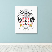 Toile Leal Family Crest (Insitu (Plancher de Bois))