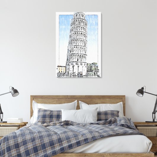 Toile Leaning Tower of Pisa (Insitu(Chambre))