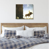 Toile Leap Elk and Princess Tuvstarr par John Bauer (Insitu(Chambre))