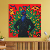 Toile Leather-Jacket Peacockman (Insitu(Salon))