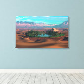 Toile L'eau est la vie (Insitu (Plancher de Bois))