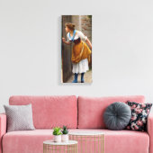 Toile L'Eavesdropper (par Eugene de Blaas) (Insitu(Salon))