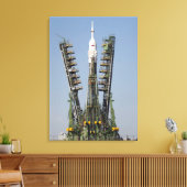 Toile L'échafaudage de lancement est mis en place (Insitu(Salon))