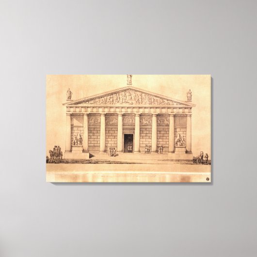 Toile L'École des Gardes impériaux (Recto)