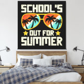 Toile L'école est finie pour l'été (Insitu(Chambre))