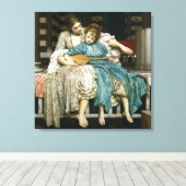 Toile Leçon de musique de Lord Leighton (Insitu (Plancher de Bois))