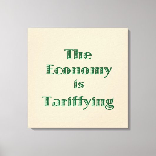 Toile L'économie se tariffie (Recto)