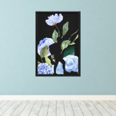 Toile Leçons des fleurs (Insitu (Plancher de Bois))