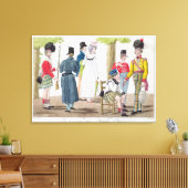 Toile L'écossais sur les Champs Elysées, gravée par Ju (Insitu(Salon))