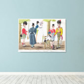 Toile L'écossais sur les Champs Elysées, gravée par Ju (Insitu (Plancher de Bois))