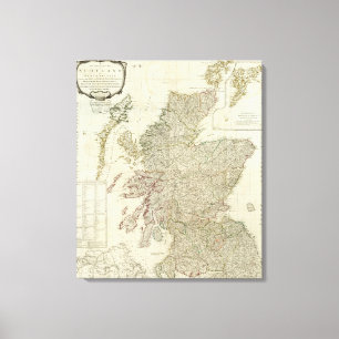 Toile L'Ecosse composée ou nord Grande-Bretagne