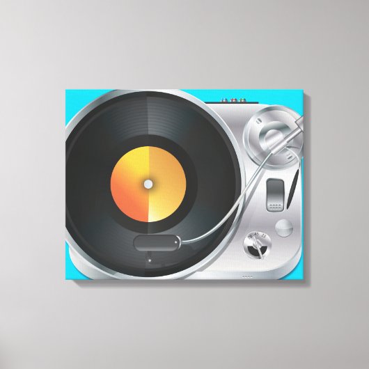Toile Lecteur de musique DJ (Recto)