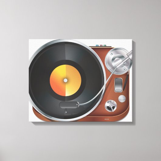 Toile Lecteur de musique DJ (Recto)