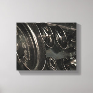 Toile Lecteur de pilote de tableau de bord Old Muscle Cl
