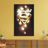 Toile Lecteurs d'or Supergirl (Insitu(Salon))