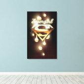 Toile Lecteurs d'or Supergirl (Insitu (Plancher de Bois))