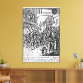 Toile Lecture de la carte représentant les signes (Insitu(Salon))