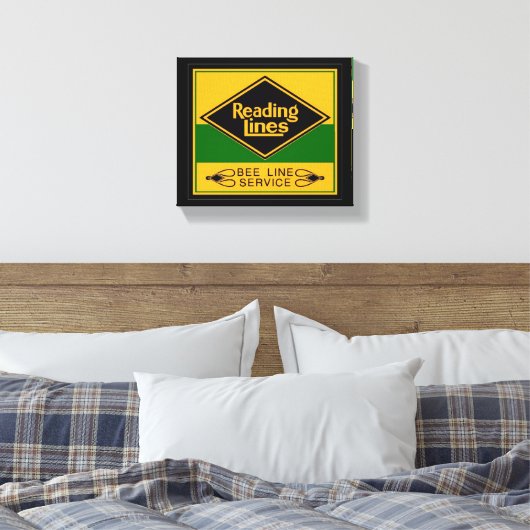 Toile Lecture des lignes de chemin de fer, service de li (Insitu(Chambre))